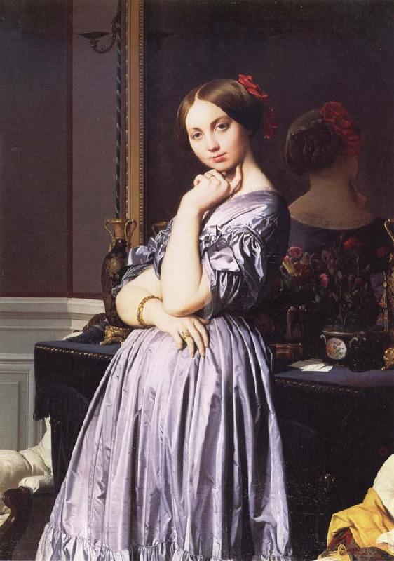 Jean-Auguste Dominique Ingres Comtesse d-Haussonville oil painting image